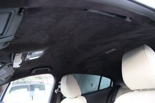 גג רכב בריפוד שחור